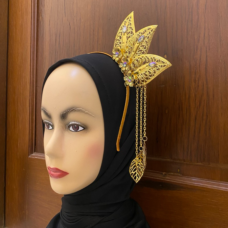 Jual (style 8) [ BISA REQUEST WARNA PERMATA ] Mahkota/bando/sunting ...