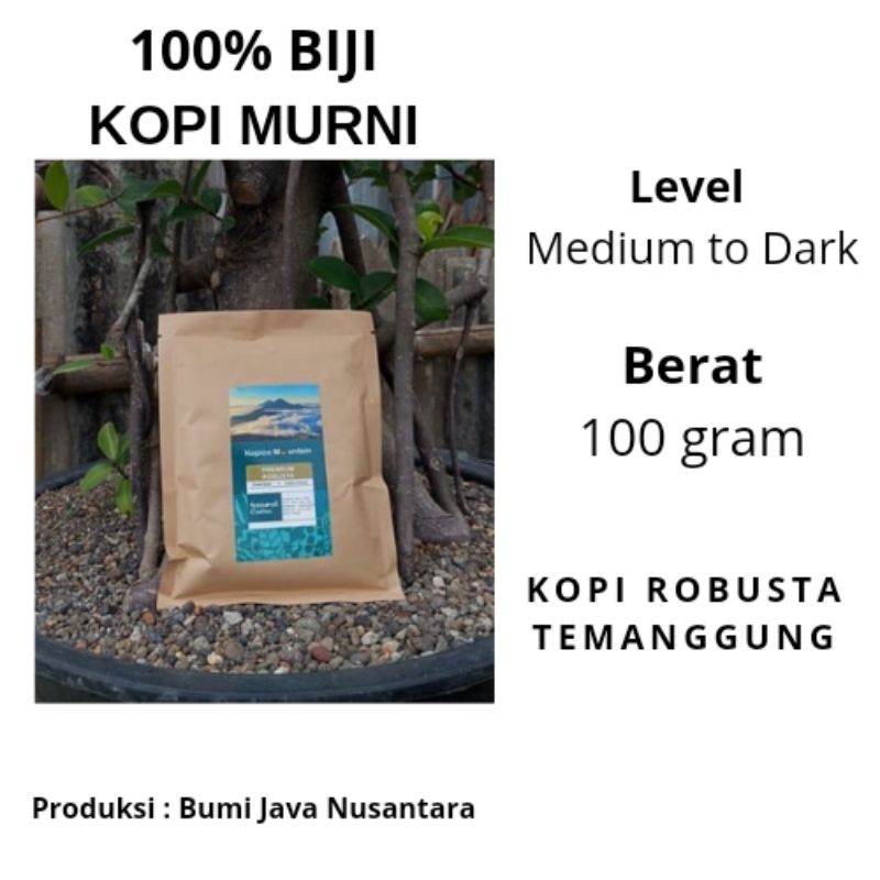 Jual Kopi Bubuk original premium robusta temanggung produk kopi kiloan