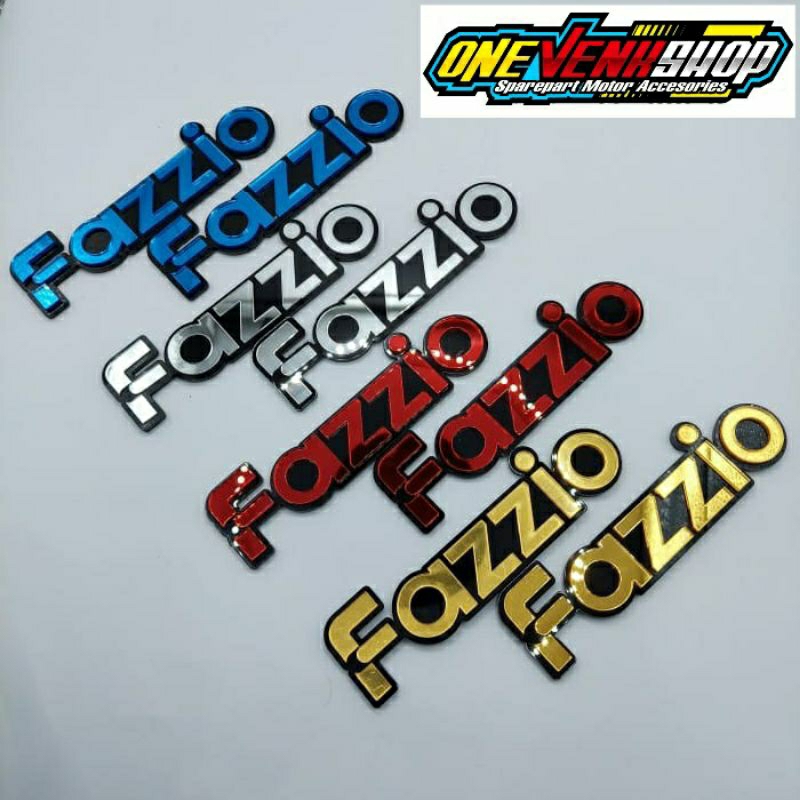 Jual EMBLEM AKRILIK FAZZIO EMBLEM ACRILIK FAZZIO | Shopee Indonesia