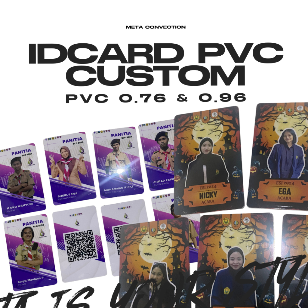 Jual ID CARD PVC CUSTOM | PVC CARD CUSTOM FULL COLOR CETAK ART PAPER ...