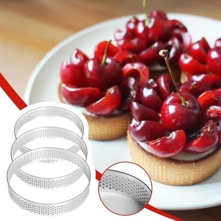 Jual perforated pie ring / Bulat Round Shape cetakan kue tart bulat ...