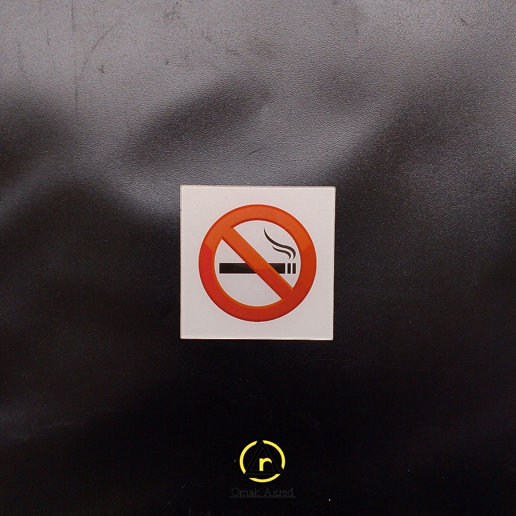 Jual Akrilik Dilarang Merokok - Kawasan Tanpa Asap Rokok - No Smoking ...