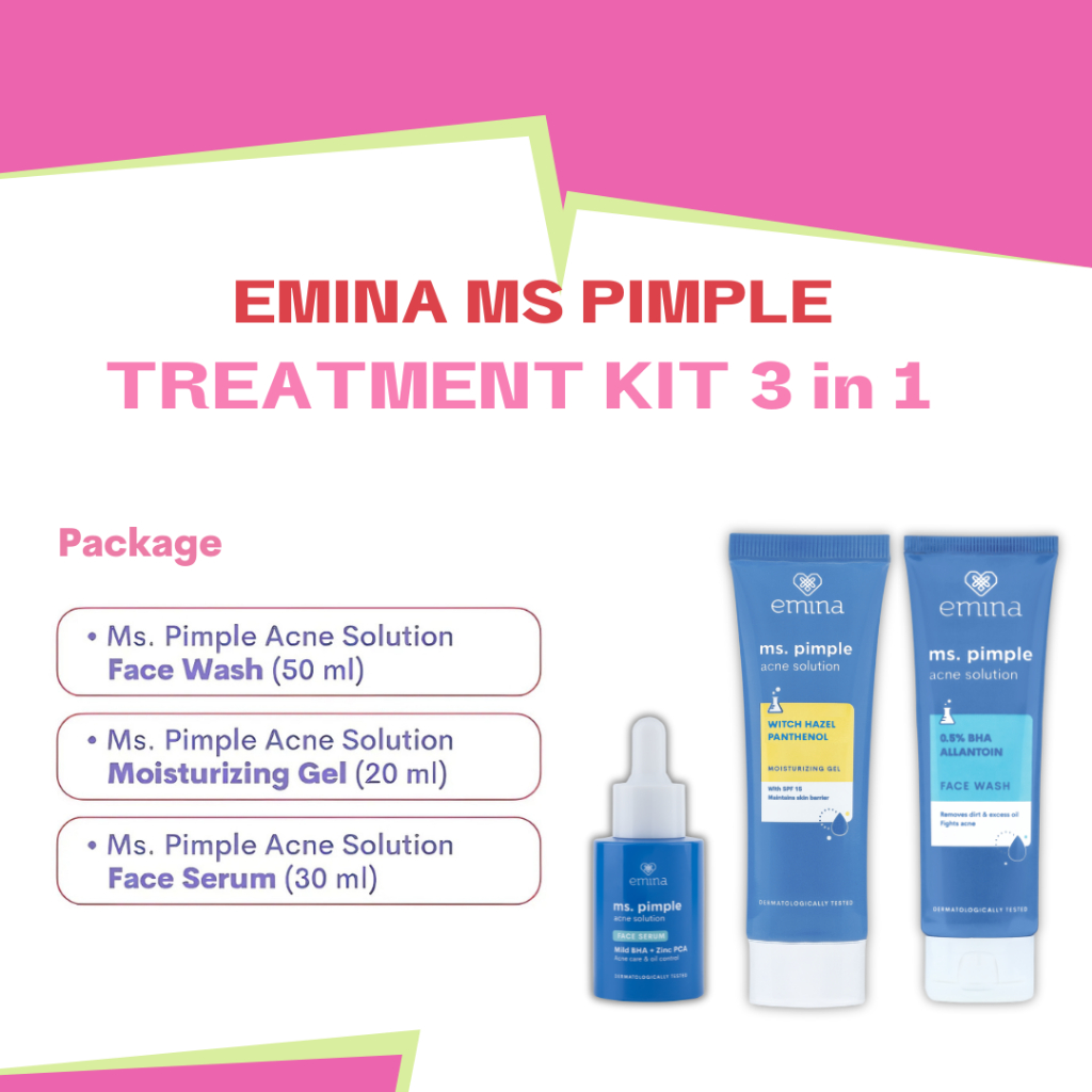 Jual EMINA MS PIMPLE - COMPLETE ACNE FIGTHTER KIT 6 IN 1 - ACNE ...