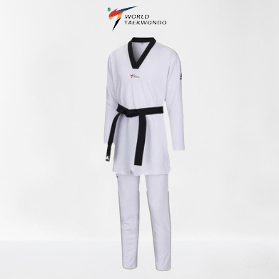 Jual DOBOK OLYMPIC TAEKWONDO UNIFORM SLIM FIT seragam Baju Taekwondo ...
