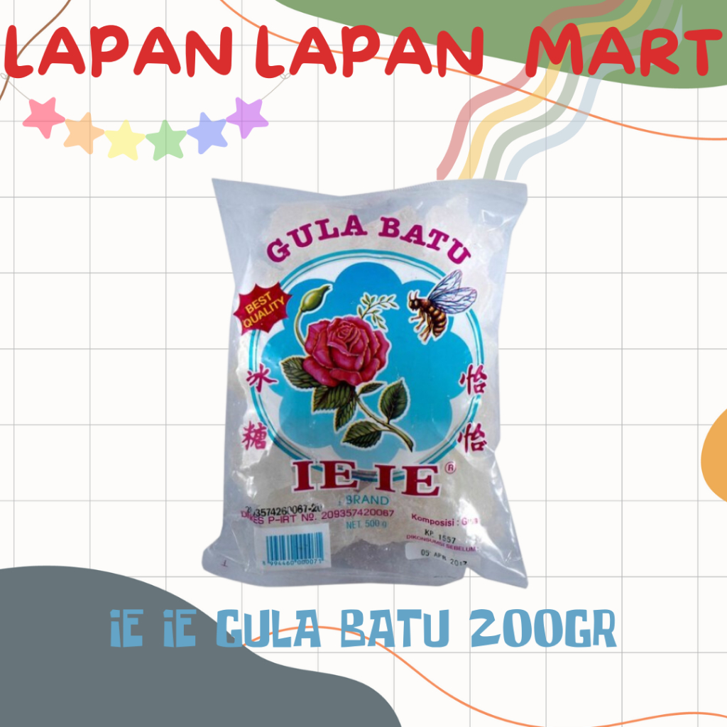 Jual Ie Ie Gula Batu 200gr (Gula Batu) | Shopee Indonesia