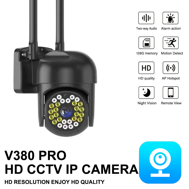 V380 Pro CCTV ip kamera indoor WiFi 4MP HD Derajat Jarak Jauh Lewat Hp  Garansi Tahun