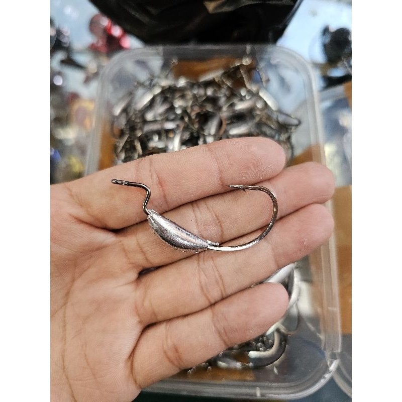 Jual *Handmade Wormhook BKK 9003CD Cor Timah Untuk Softlure 7cm / 8cm ...