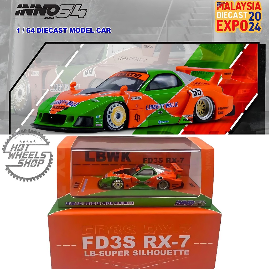 Jual INNO 64 MDX LBWK Mazda RX7 FD3S Segel | Shopee Indonesia