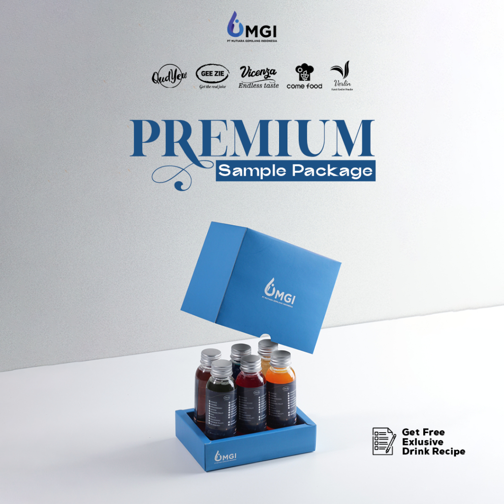 Jual Premium Sample Package Paket Sample Produk Sirup dan Powder Drink ...