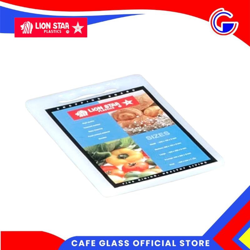 Chopping Board Plastik Suber Tebal (S) / Telenan Cuttingg Board Putih (Ch-1) / Papan Iris