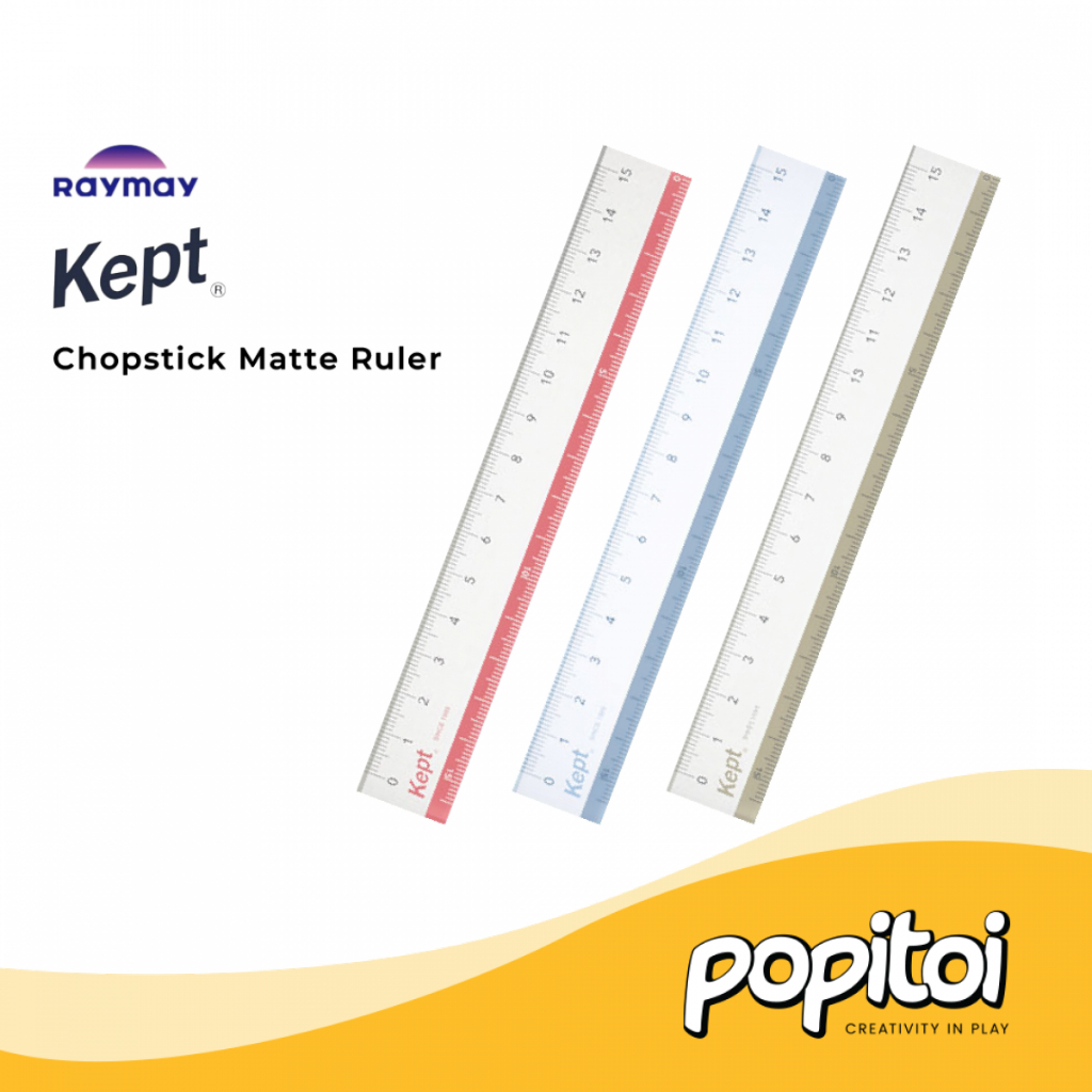 Jual Raymay Kept Chopstick Matte Ruler Penggaris Sekolah Unik ...