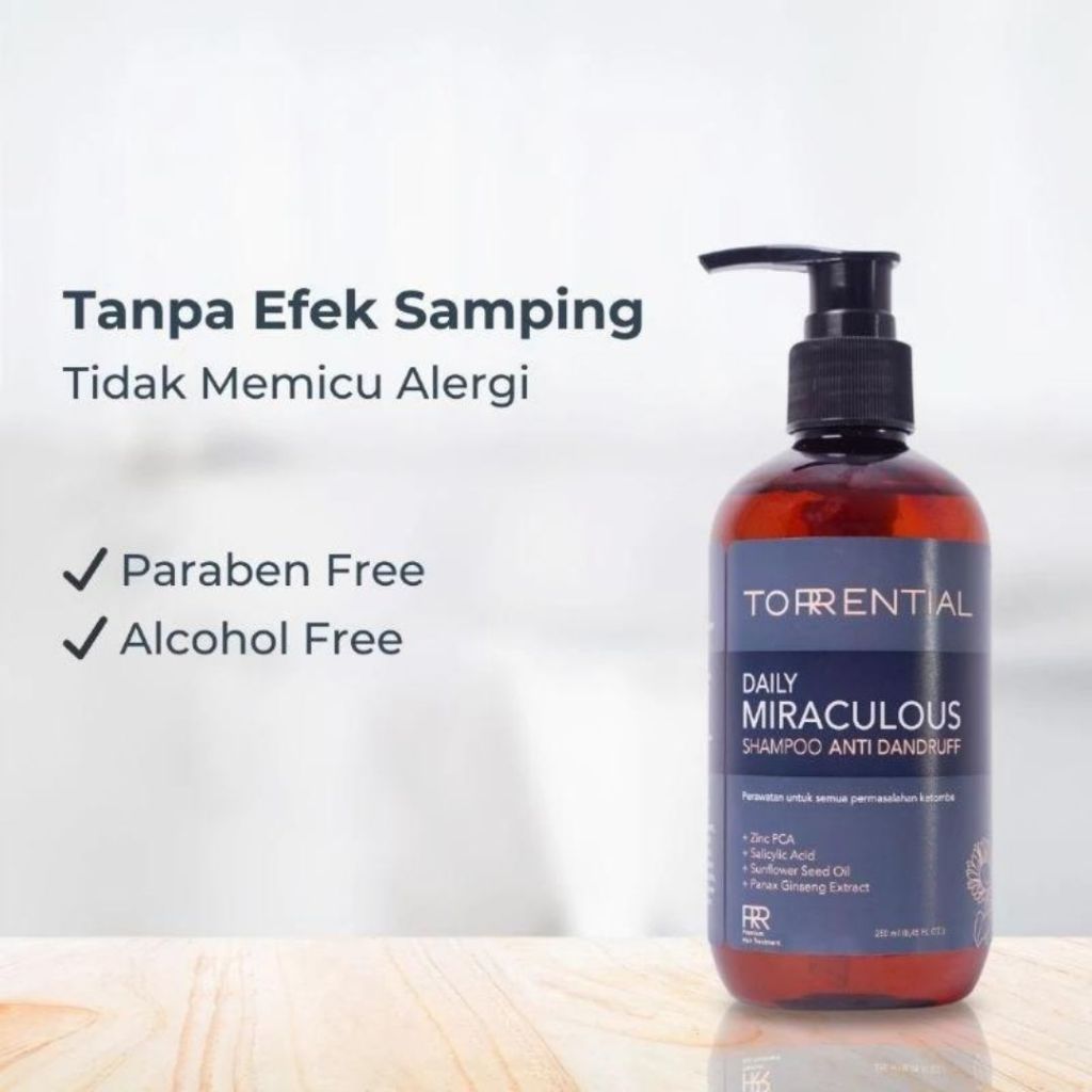 Jual TORRENTIAL Shampoo Anti Ketombe Bergaransi - Daily Miraculous