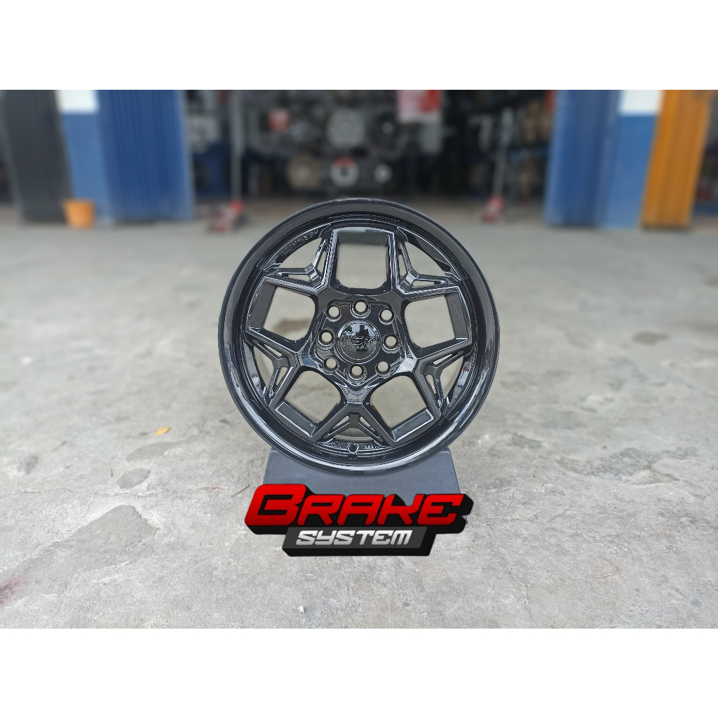 Jual Promo Velg mobil HSR WASILE R15 Lubang Baut 4X100-114,3 Cocok Brio ...