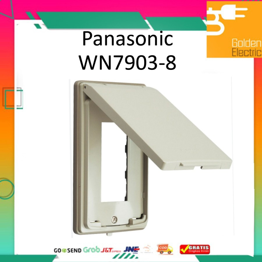 Jual Cover Frame Panasonic WN7903-8 WN7903 WP Stop Kontak Saklar ...