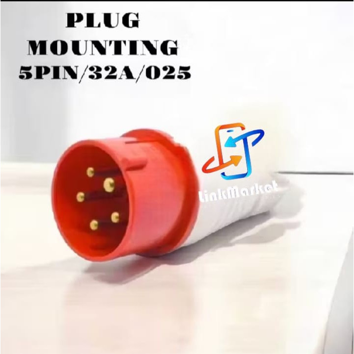 Jual PLUG MOUNTING 5PIN TYPE 025 32A/PLUG MOUNTING 025/PLUG MOUNTING ...