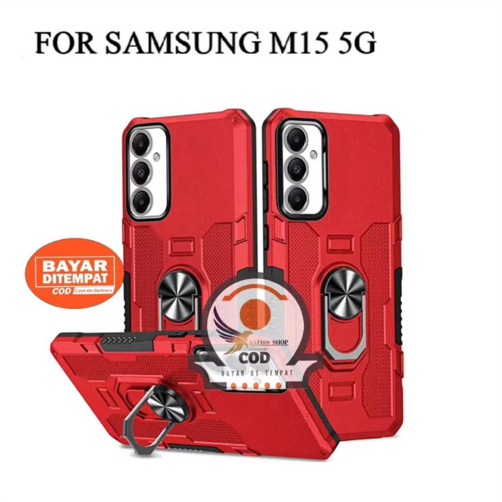 Jual CASING HP UNTUK SAMSUNG M15 5G CASE ROBOT HIT EYE RING CASING ...