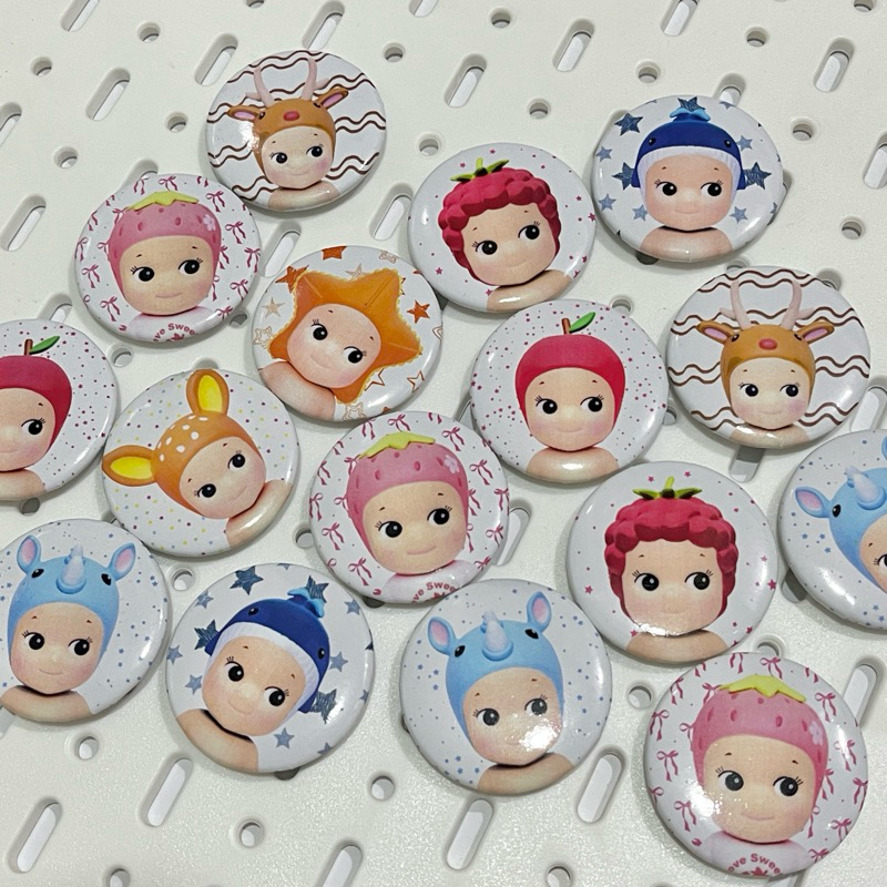Jual pin button head sonny angel lucu ins korea untuk pin tas, baju ...