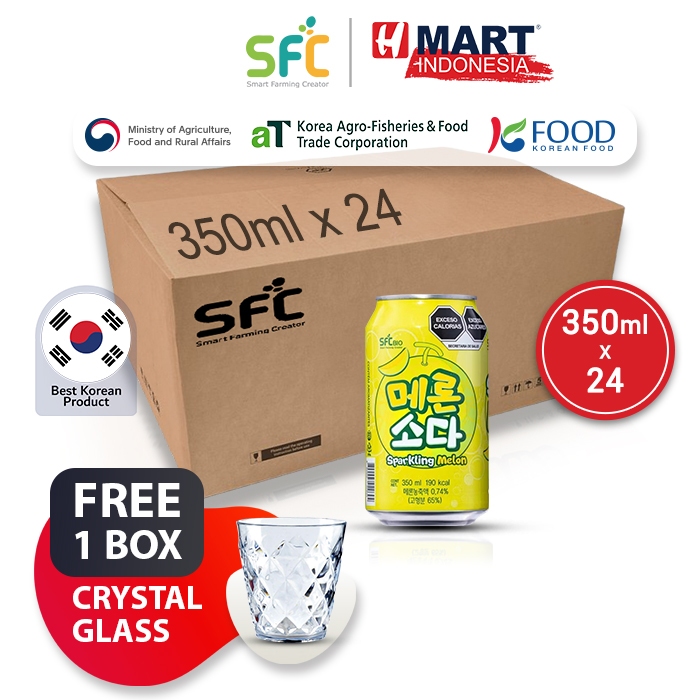 Jual SFC Sparkling Melon - Minuman Rasa Melon Berkarbonasi 350ml 1 Dus ...