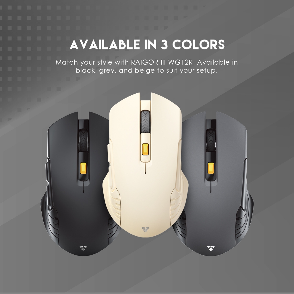 Jual Mouse Fantech WG12R Raigor Gen III Wireless Rechargeable Gaming ...