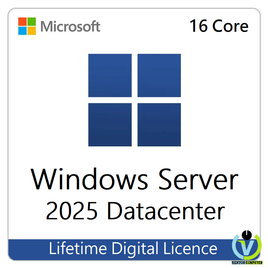 Jual Windows Server 2025 Datacenter 16 Core 5 CALs 24 Core 32 Core 48 ...