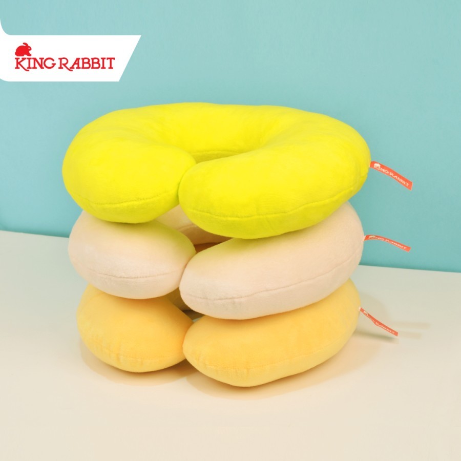 Jual King Rabbit Neck Pillow Bantal Leher Travel | Shopee Indonesia