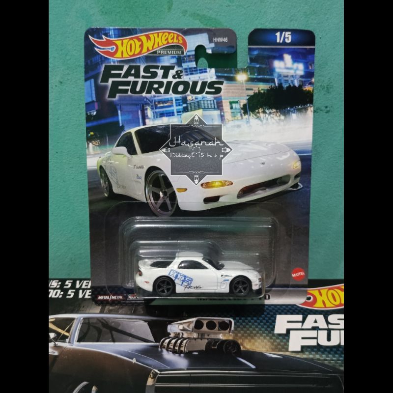 Jual Hot Wheels Fast & Furious 95 Mazda RX-7 FD HKS HW FnF | Shopee ...