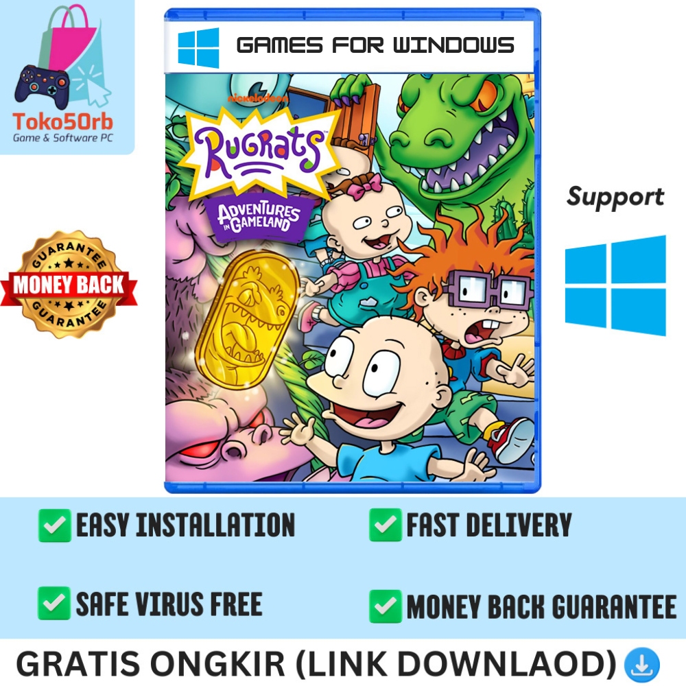 Jual Rugrats Adventures in Gameland Game for Pc Full Version | Shopee ...