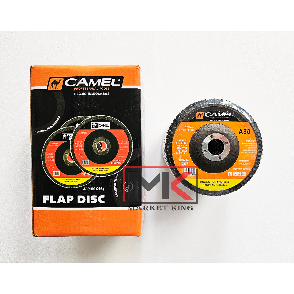 Jual Flap Disc Sand Grit 4 Inch 100 mm A60 A80 A100 A120 A180 A240 A400 ...
