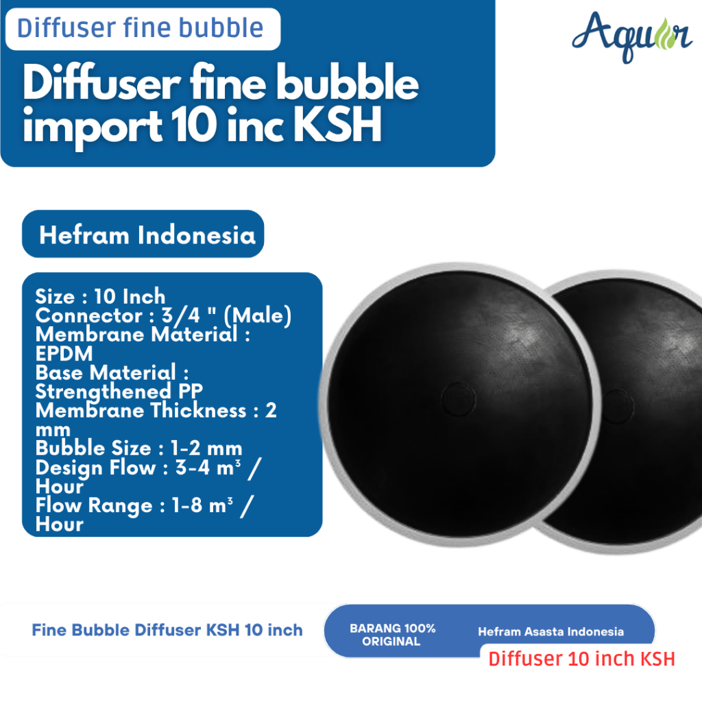 Jual Airdisc Fine Bubble Air Diffuser 10 Inch | Shopee Indonesia