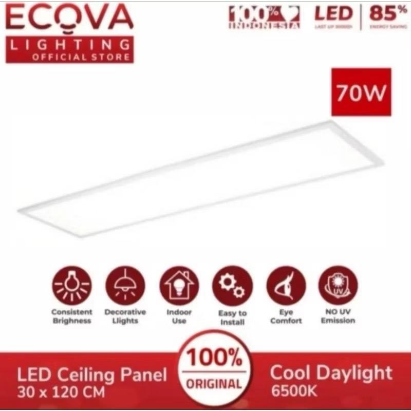 Jual ECOVA - Lampu DL Down Light Panel 70w 60x60 Cm / 35W 30x30 Cm ...