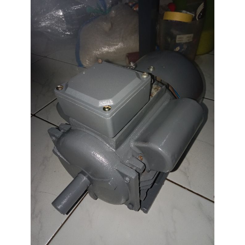 Jual 1HP 1400 750WATT DINAMO MOTOR PENGGERAK LISTRIK AC 220 V 1 PHASE ...