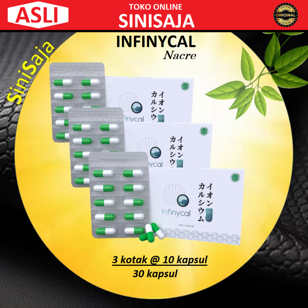 Jual infinycal calcium box isi 30 kapsul | Shopee Indonesia