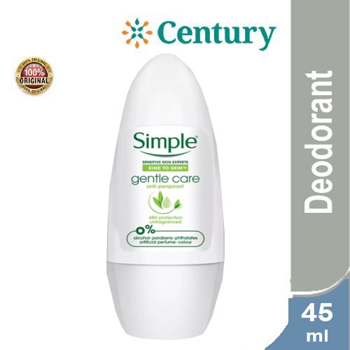 Jual Simple Gentle Care Anti-Perspirant Deodorant Roll-On (Unfragranced ...