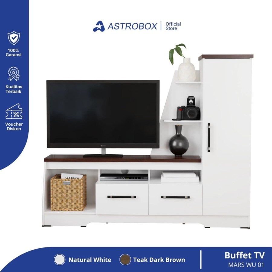 Jual Buffet TV / Meja TV / Rak TV Minimalis | MARS WU 01 ASTROBOX ...