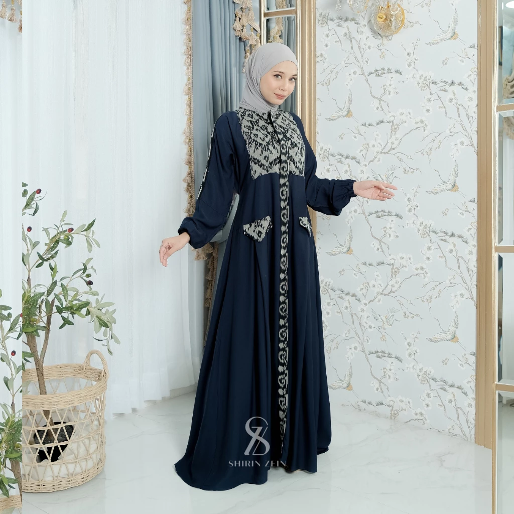 Gamis Tenun Kirana Elegan