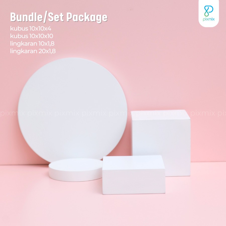 Jual Round Geometry Photo Props - Podium Leveling - Decoration Stand ...