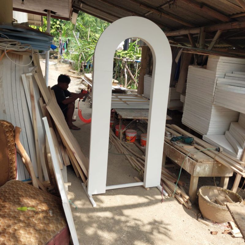 Jual backdrop triplek dekorasi. pelaminan. wedding. lamaran. bahan ...