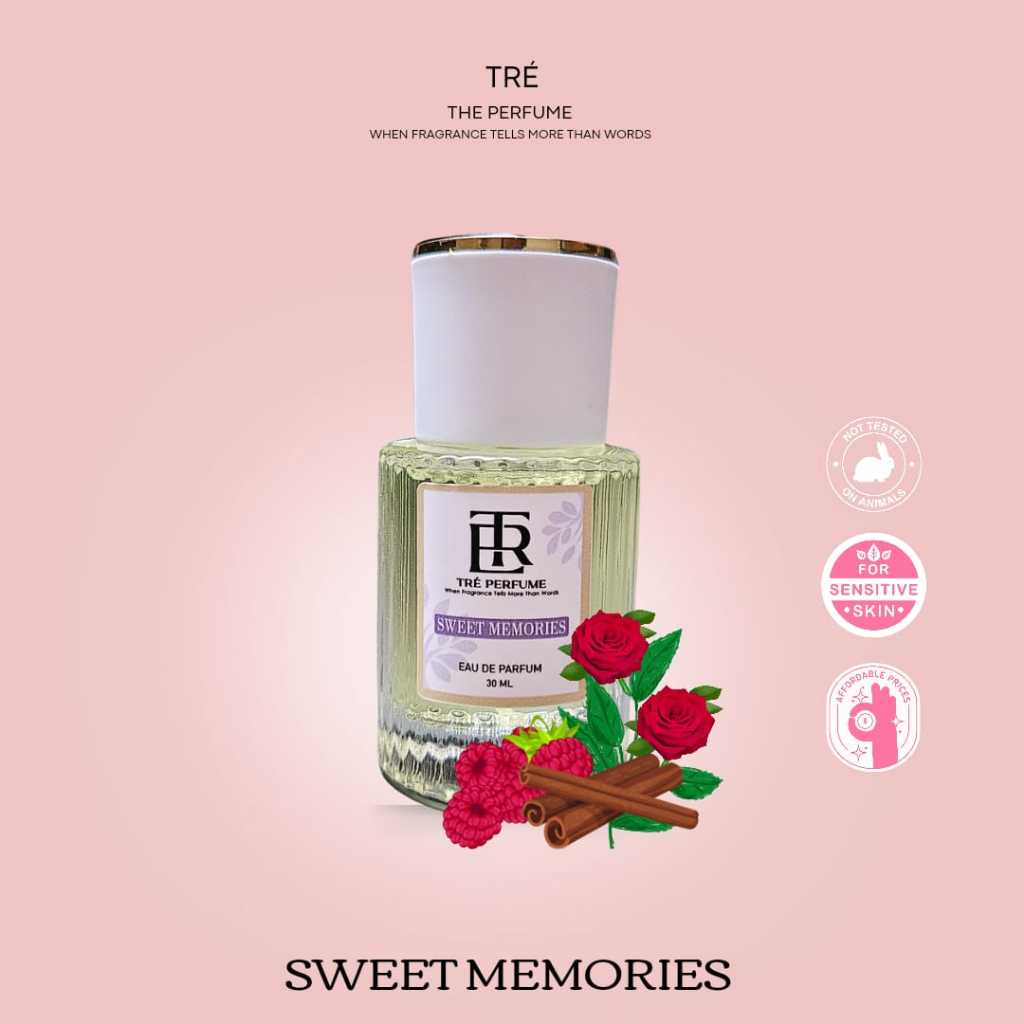 TRE PERFUME SWEET MEMORIES Parfum Wangi Terbaik dan Tahan Lama – Cocok  untuk Hadiah