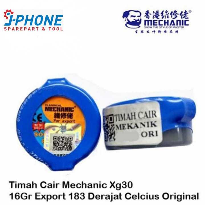Jual TIMAH PASTA timah IC MECHANIC XG-30 16g 183c EXPORT cetak ic ...