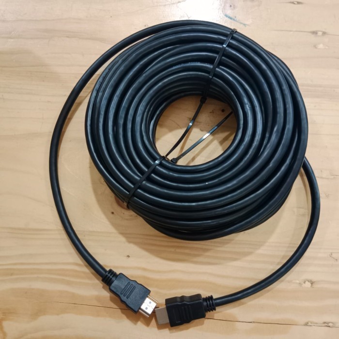 Jual Kabel HDMI 20Meter Male-Male Hitam Gold Plate V1.4 High Quality ...