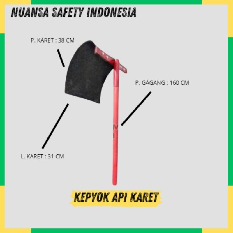 Jual KEPYOK Api Karet / Gepyok Api Karet Pemadam Kebakaran Hutan ...