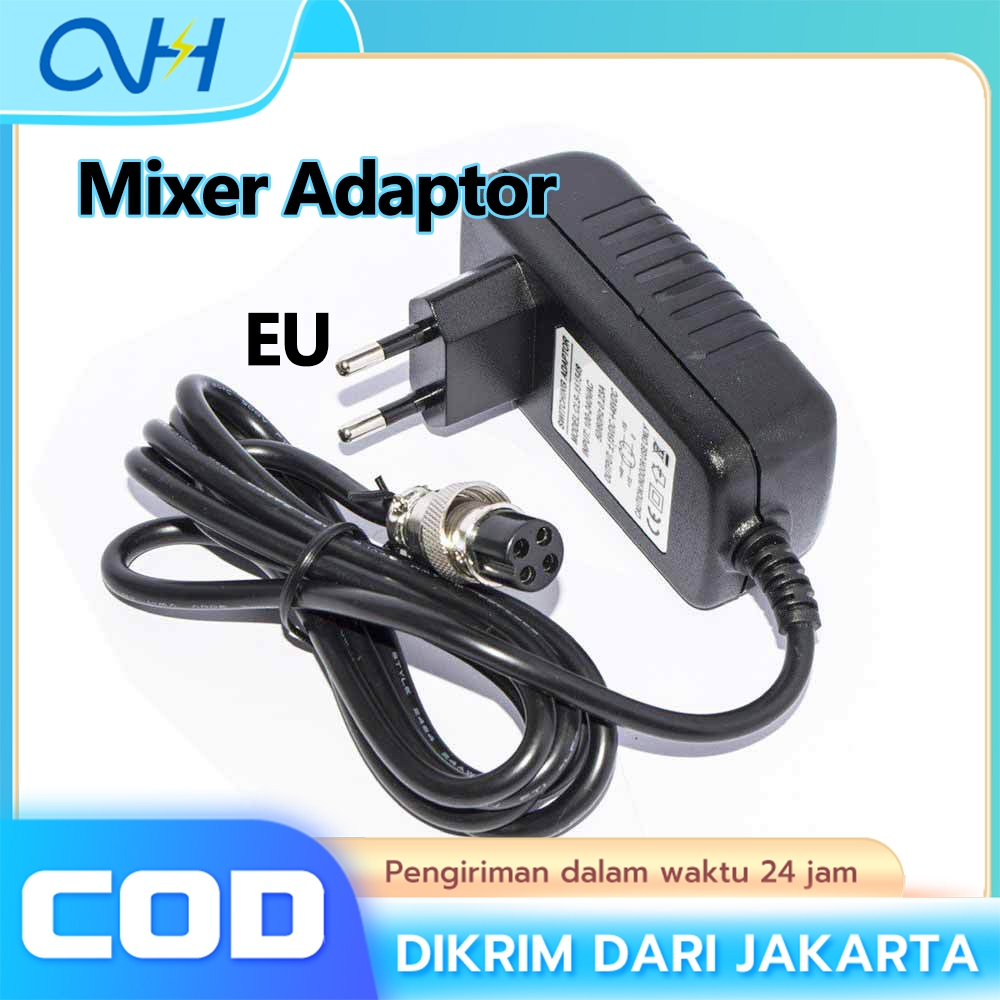 Jual Adaptor Mixer Switching Adapter Mixer 4 Pin 4 Lubang Konektor ...