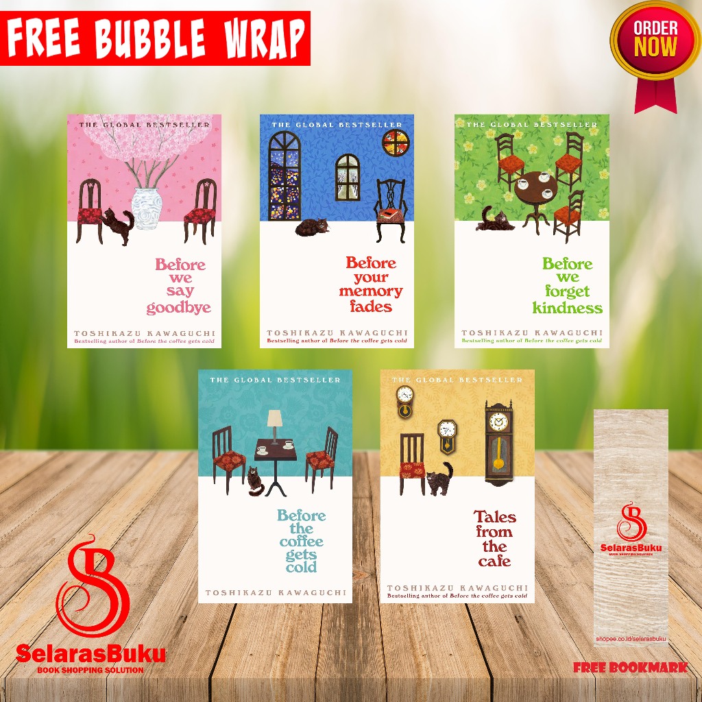 Jual (ENGLISH) Before the coffee gets cold,Tales From The Cafe,Before Your Memory Fades,Before