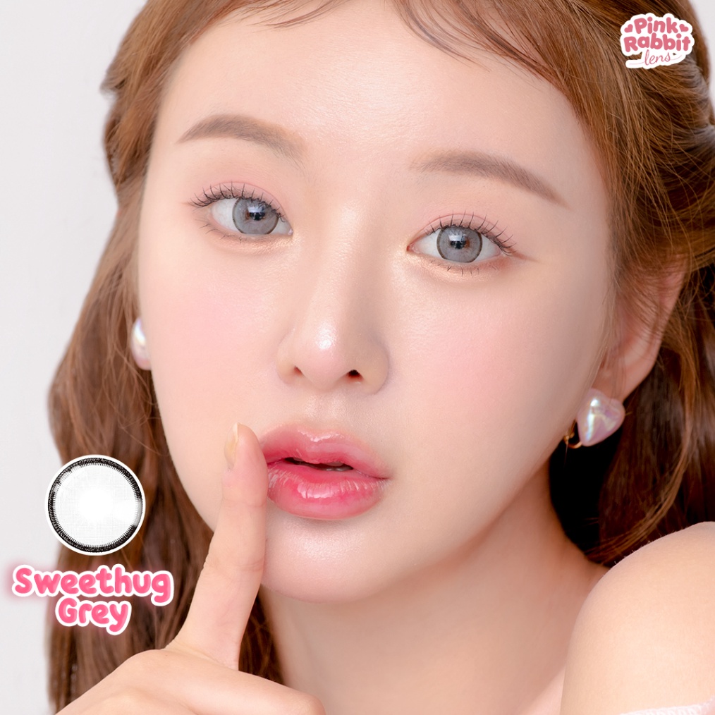Jual kode c14l pinkrabbit softlens super comfy sweethug grey normal