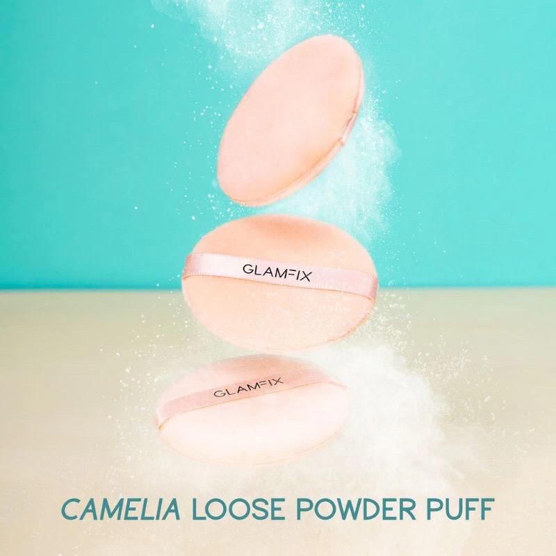 Jual GLAMFIX Camelia Loose Powder Puff isi 2pcs - Sponge Makeup Bedak ...