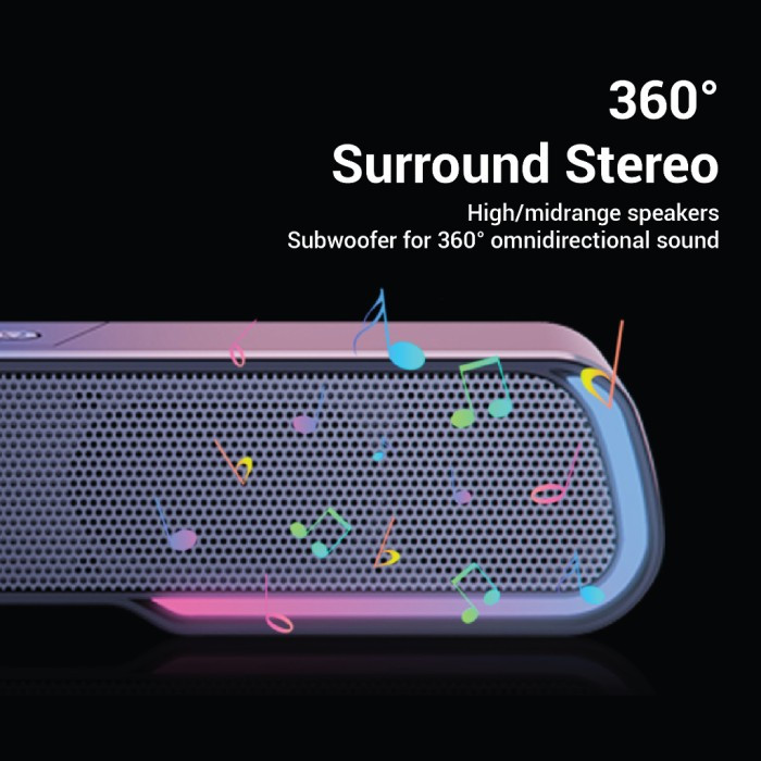 Jual KISONLI Speaker Portable Bluetooth LED-913 Stereo Bass | Shopee ...