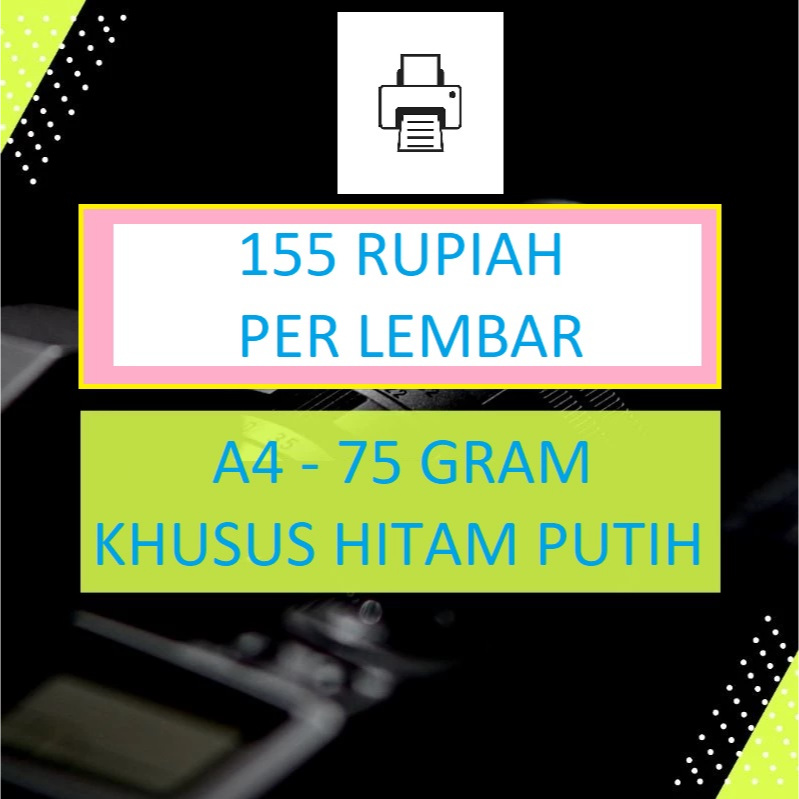 Jual Print Cetak Document , File Khusus Hitam Putih BW B/W Black White ...