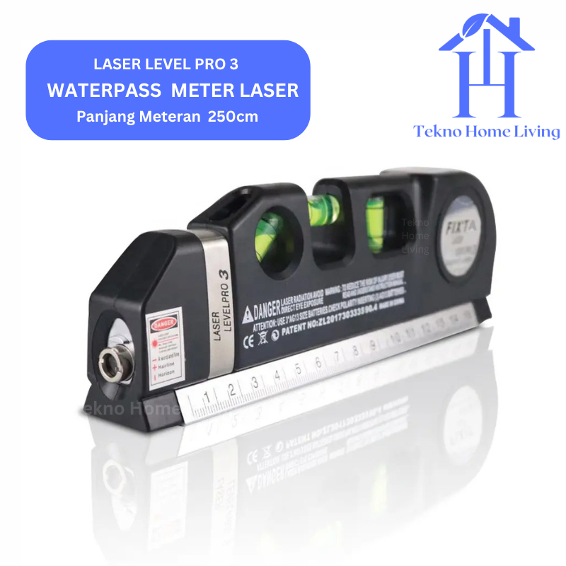 Jual Waterpass Laser Level 3 Pro 3in1 (Free Baterai) | Shopee Indonesia