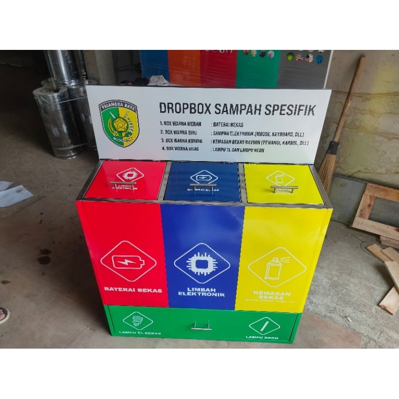 Jual Drop box 3 in 1 custom standing media | Shopee Indonesia