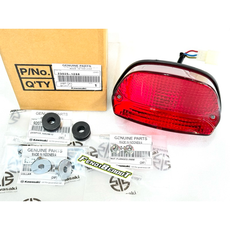 Jual STOPLAMP LAMPU BELAKANG SET KARET COLLAR MUR NINJA RR OLD ZX